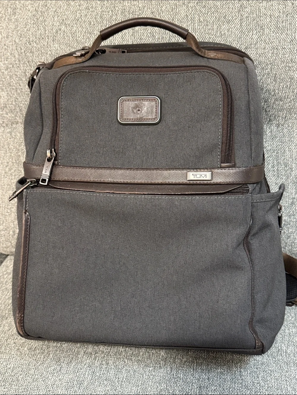 Tumi Alpha 3 slim solutions backpack brief pack laptop ballistic nylon leather